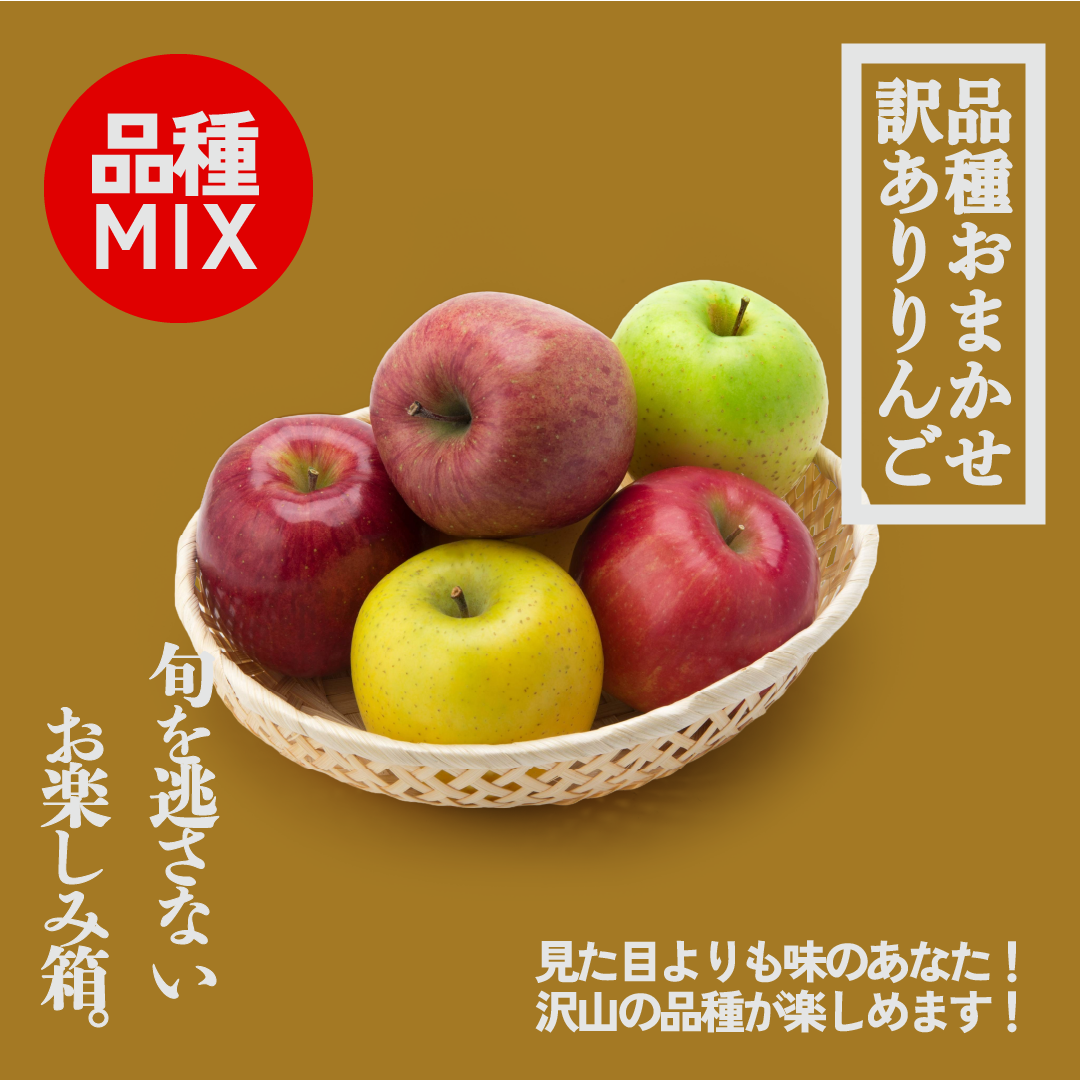 品種おまかせ訳あり早生りんご［予約］